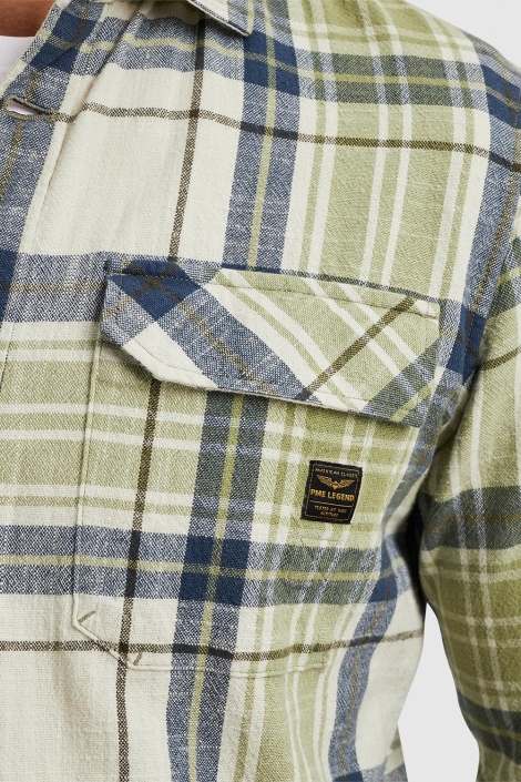 PME legend long sleeve shirt ctn yd check